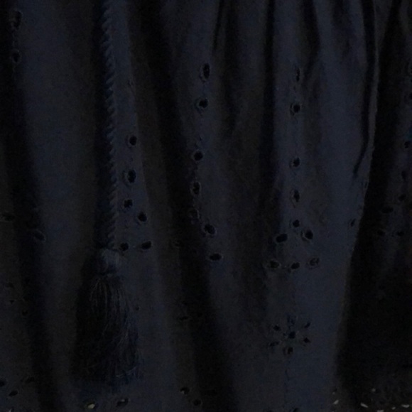 Jessica Simpson Blue Eyelet Blouse - Picture 2 of 3